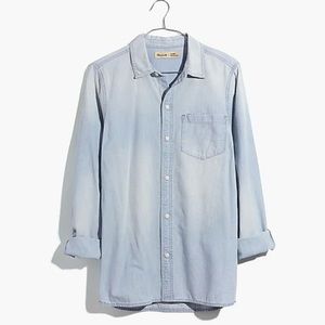 Madewell x Hedley Bennett AF668 Light Blue Cotton Denim Shirt XXS